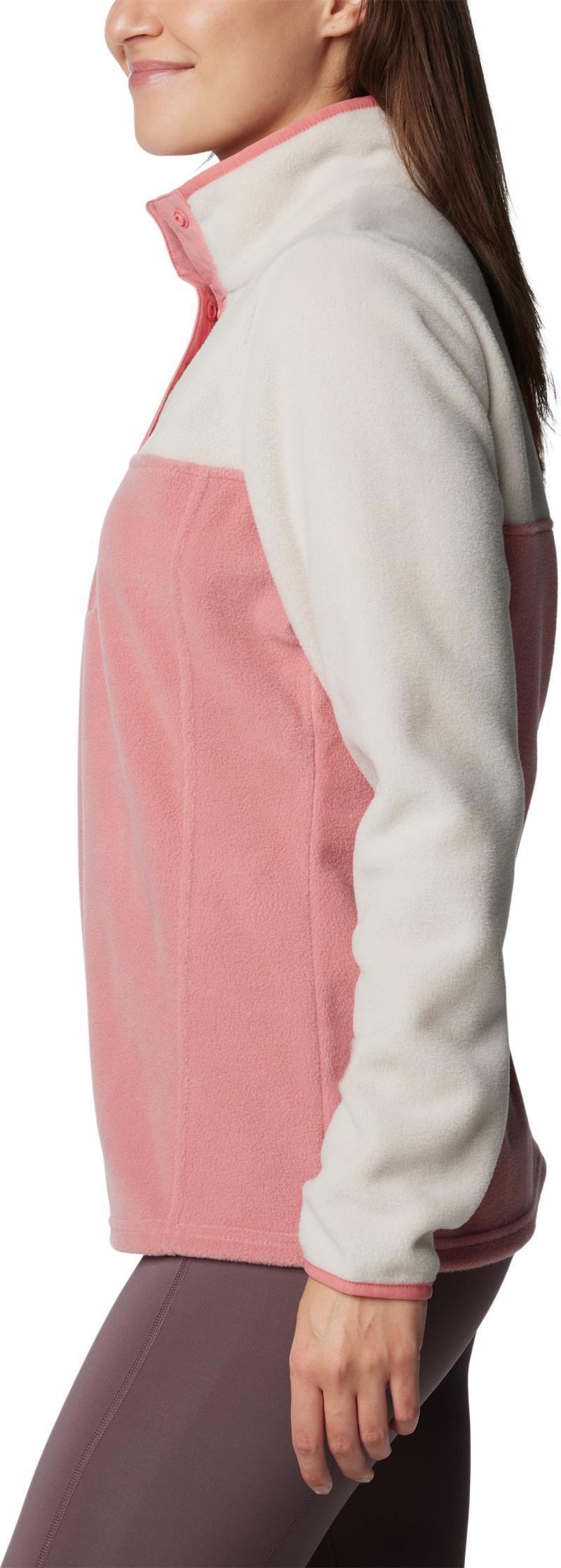 Benton Springs Half Snap Pullover II, Extended - Womens - Dark Stone / Pink Agave 4