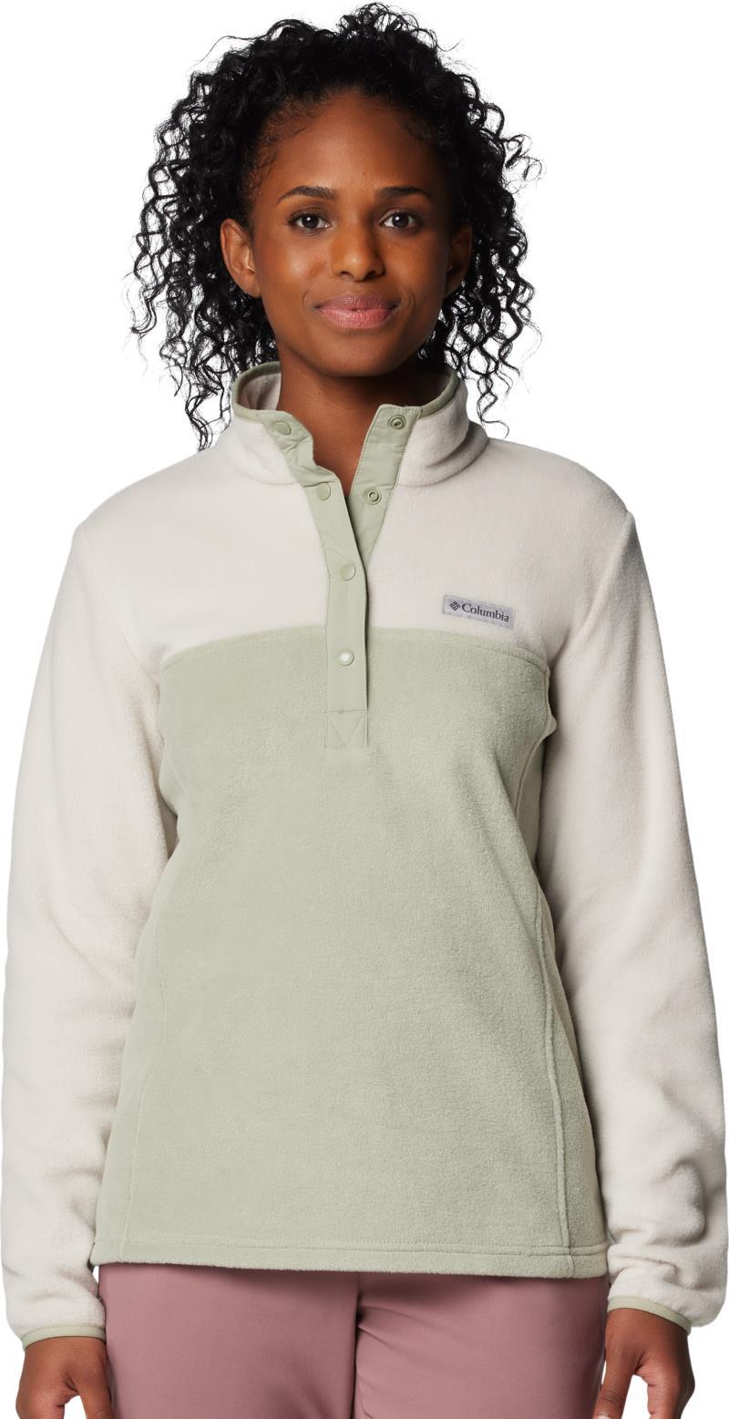 Benton Springs Half Snap Pullover II, Extended - Womens - Dark Stone / Safari 1