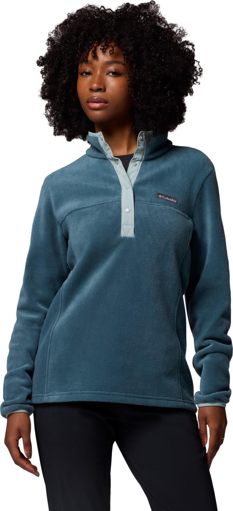 Benton Springs Half Snap Pullover II, Extended - Womens - everblue / crushed blue 1