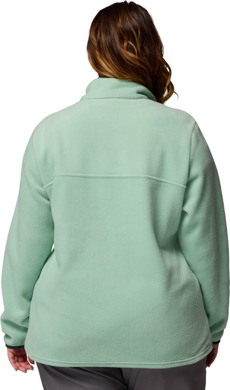 Benton Springs Half Snap Pullover II, Extended - Womens - new mint / rain forest 1