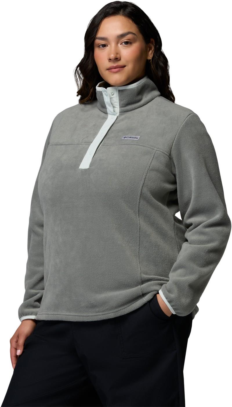 Benton Springs Half Snap Pullover II, Extended - Womens - sedona sage / tea light 1