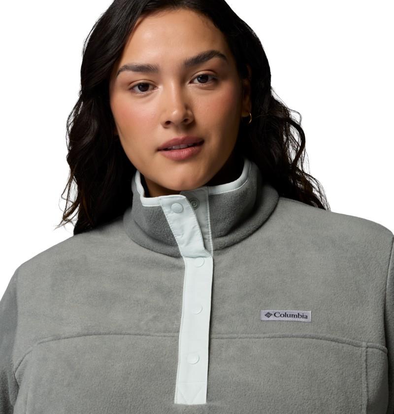 Benton Springs Half Snap Pullover II, Extended - Womens - sedona sage / tea light 1