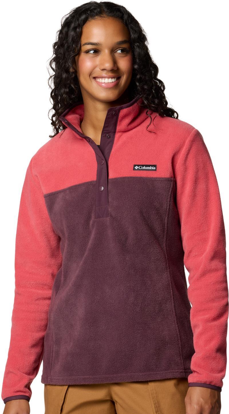 Benton Springs Half Snap Pullover II - Womens - Daredevil / Moonvista 1