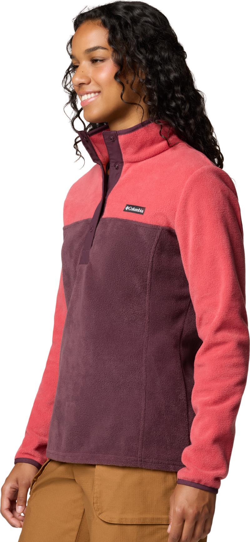 Benton Springs Half Snap Pullover II - Womens - Daredevil / Moonvista 2