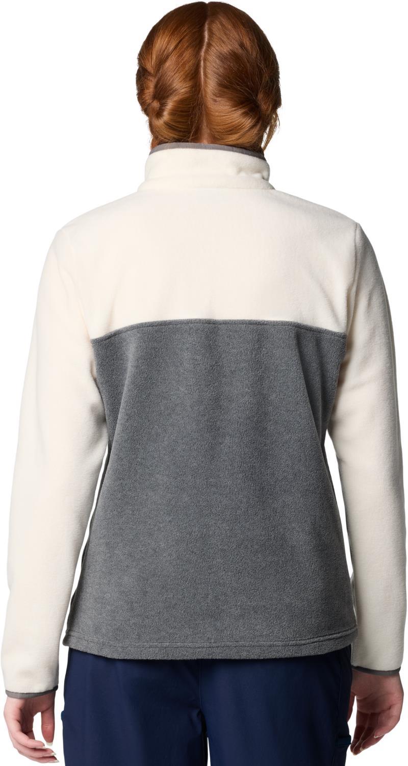 Benton Springs Half Snap Pullover II - Womens - city grey heather / chalk 1