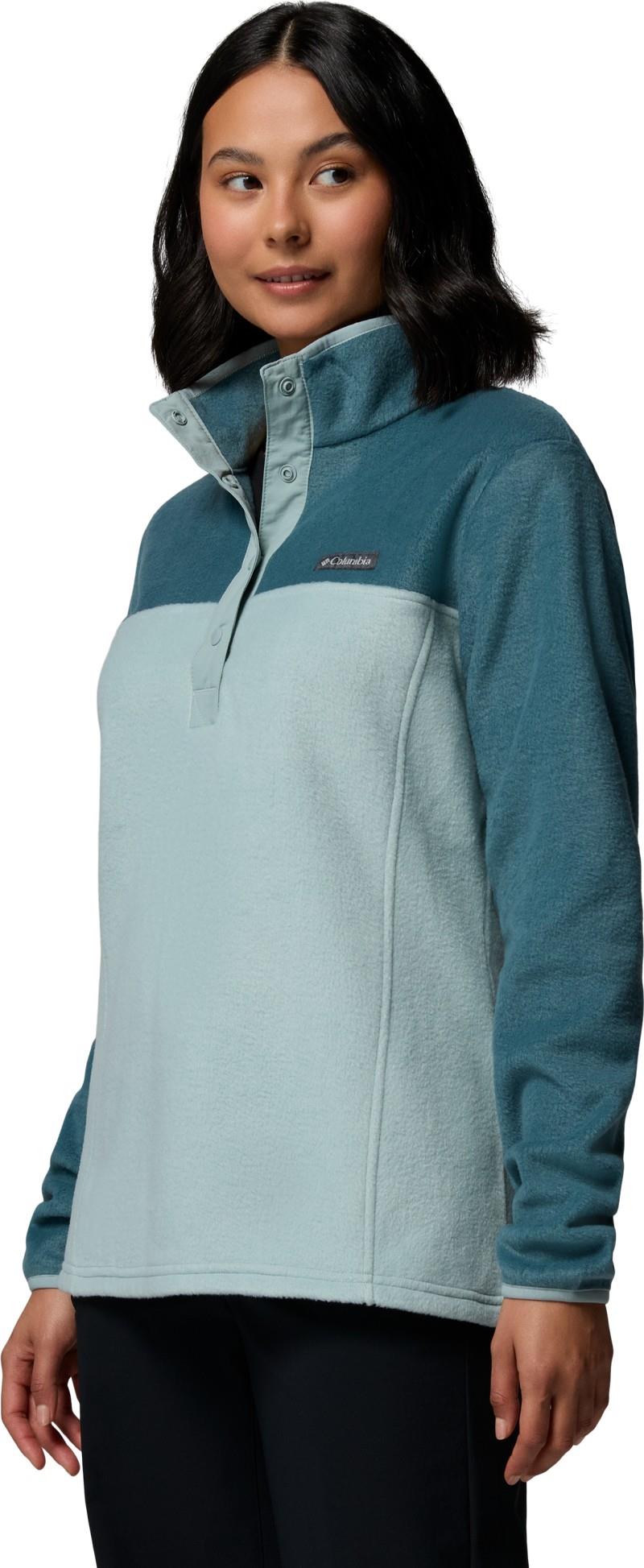 Benton Springs Half Snap Pullover II - Womens - crushed blue / everblue 1
