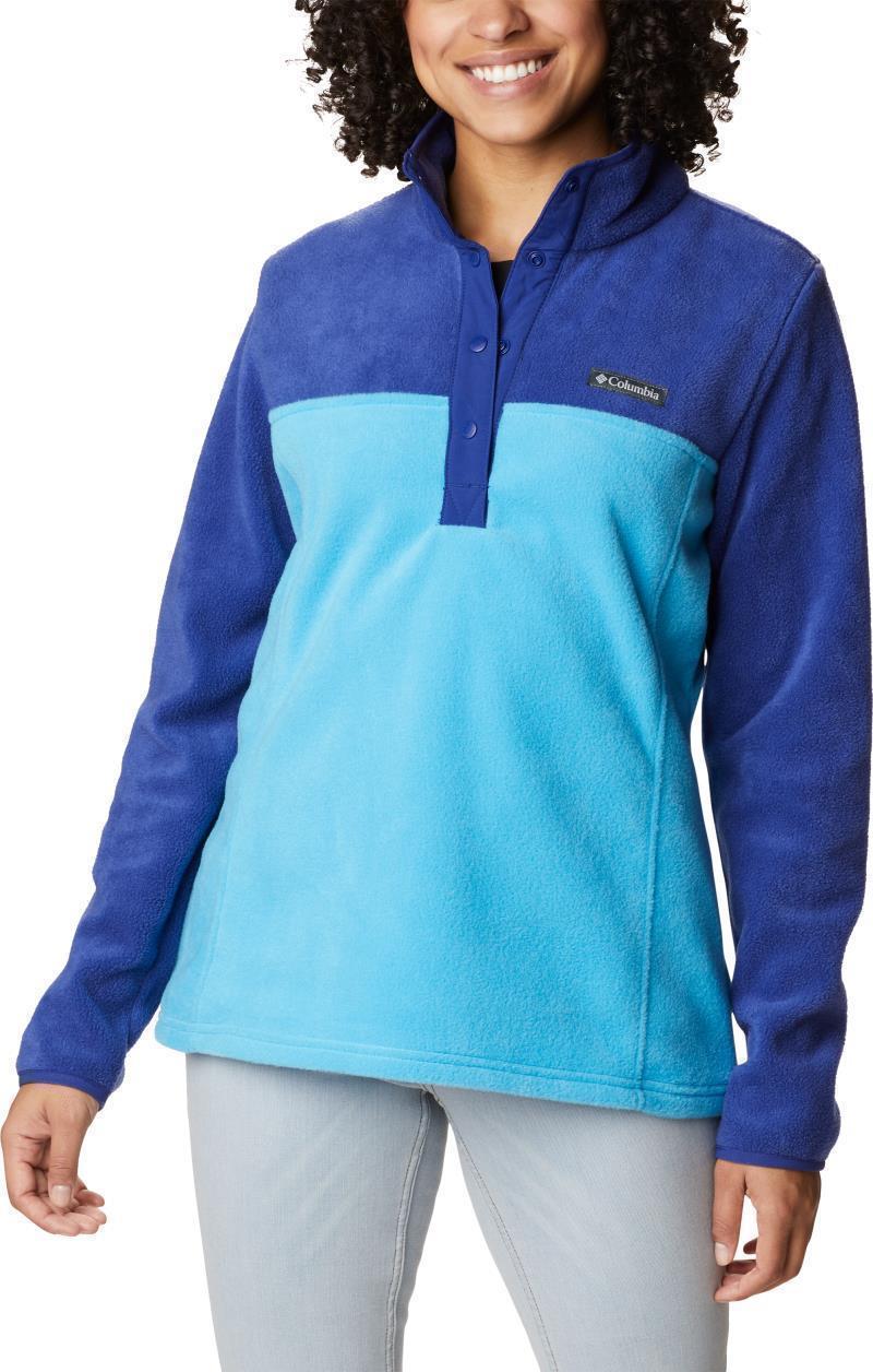 Benton Springs Half Snap Pullover - Womens - Blue Chill / Dark Sapphire 1