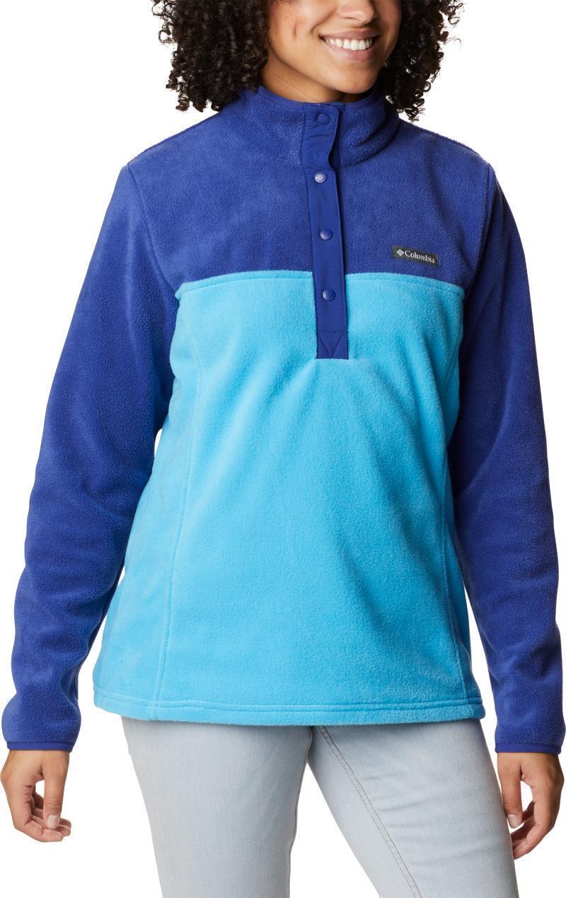 Benton Springs Half Snap Pullover - Womens - Blue Chill / Dark Sapphire 3
