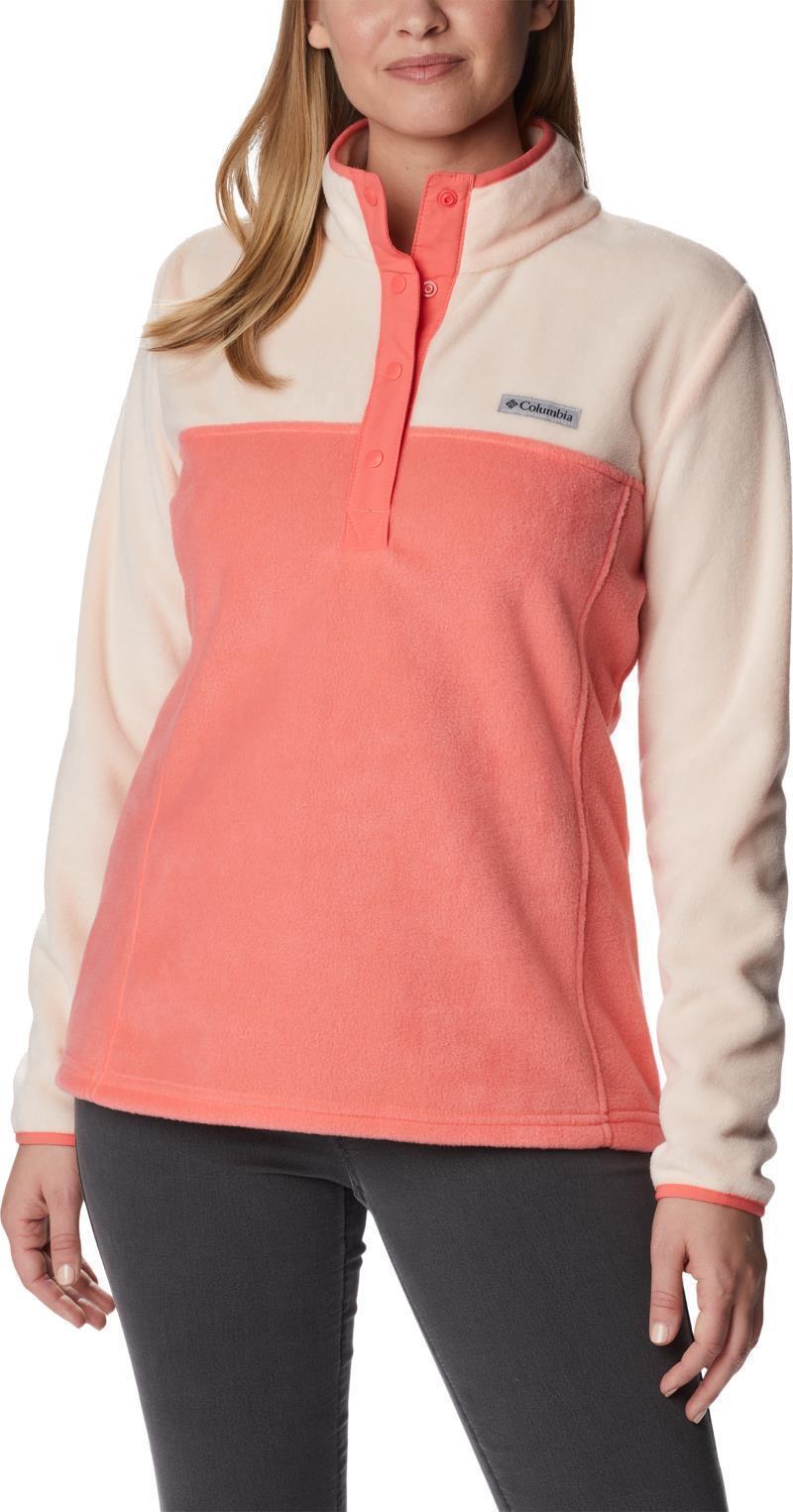 Benton Springs Half Snap Pullover - Womens - Blush Pink / Peach Blossom 1