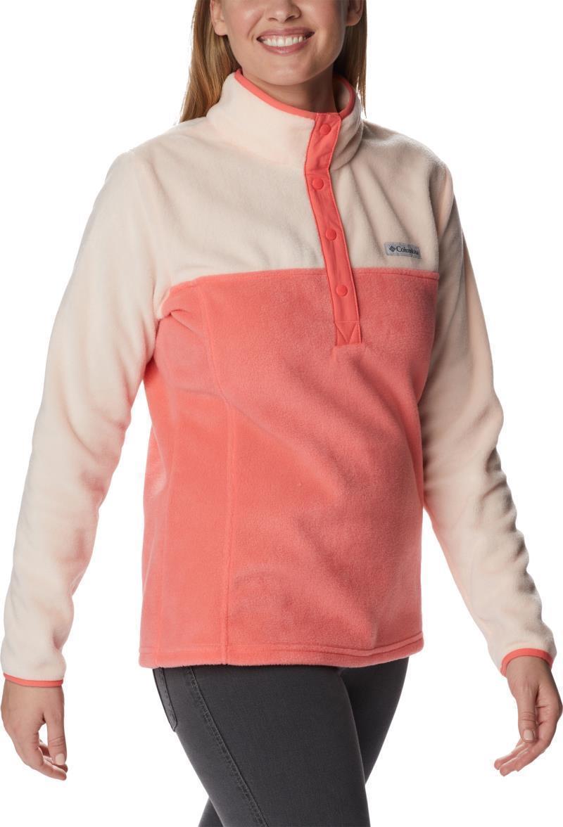 Benton Springs Half Snap Pullover - Womens - Blush Pink / Peach Blossom 3