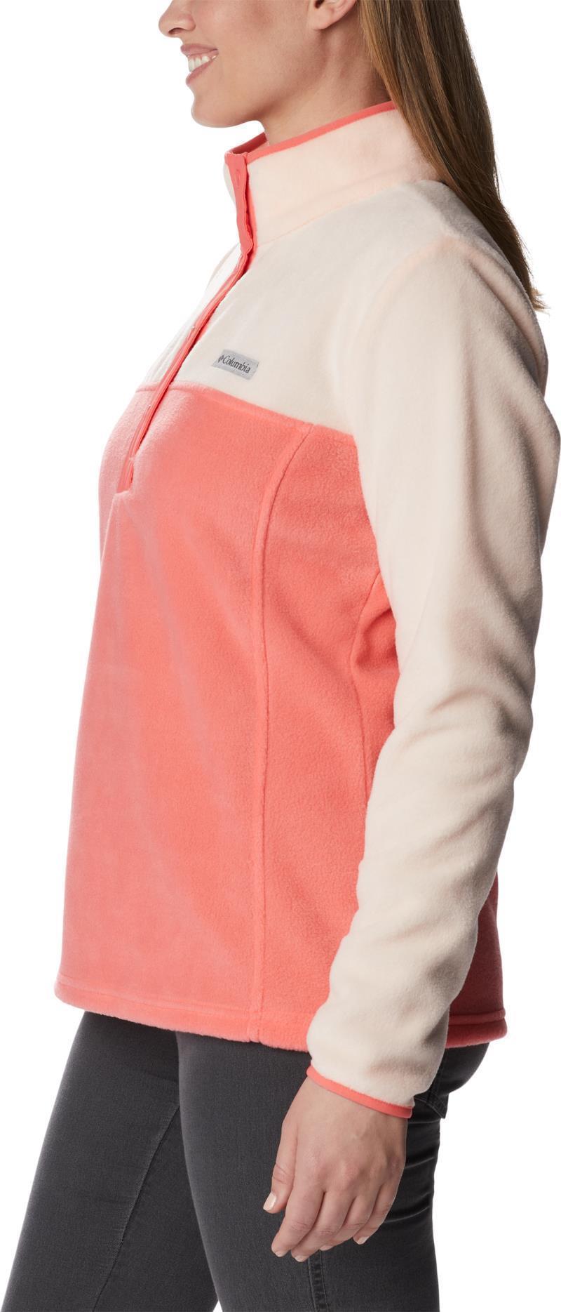 Benton Springs Half Snap Pullover - Womens - Blush Pink / Peach Blossom 4