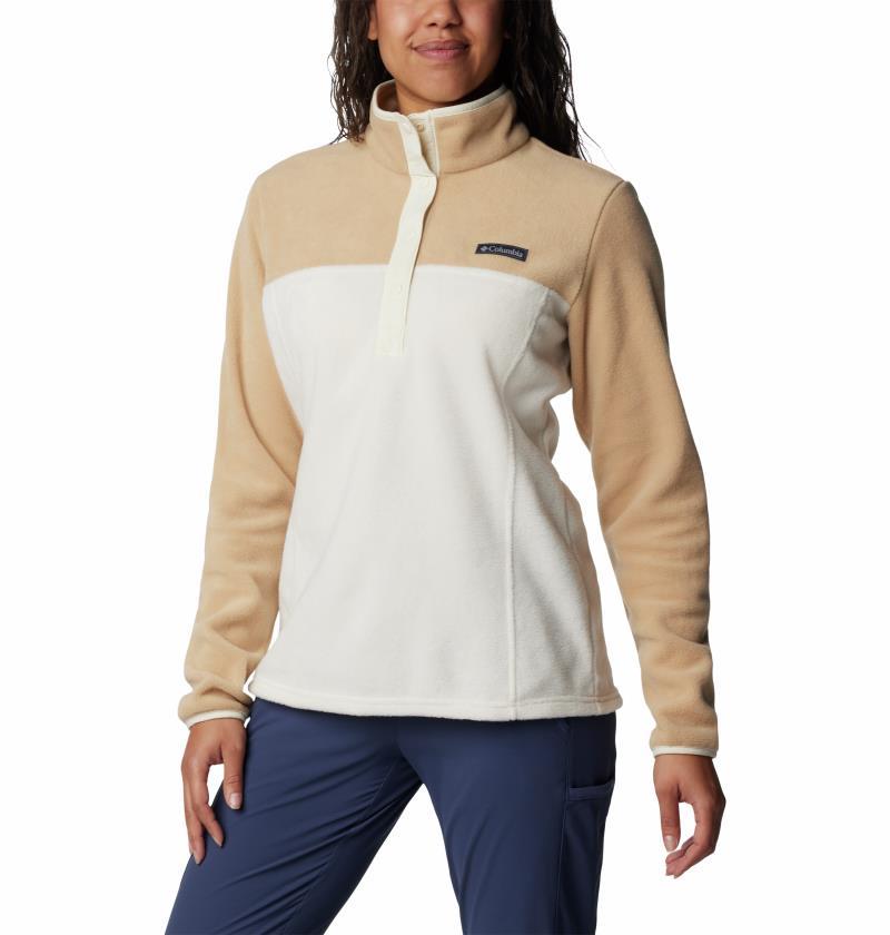 Benton Springs Half Snap Pullover - Womens - Chalk / Canoe 2
