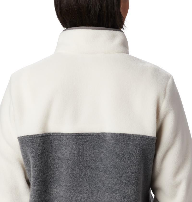 Benton Springs Half Snap Pullover - Womens - City Grey Heather / Chalk 5