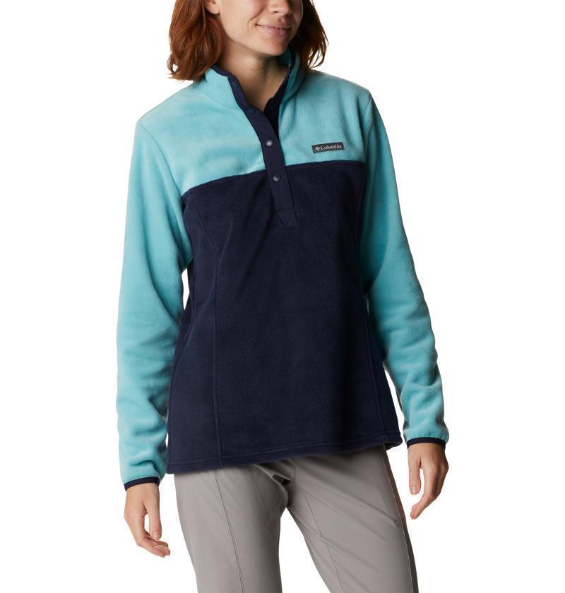 Benton Springs Half Snap Pullover - Womens - Dark Nocturnal / Sea Wave 1
