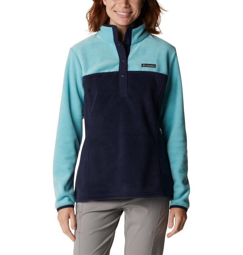 Benton Springs Half Snap Pullover - Womens - Dark Nocturnal / Sea Wave 2
