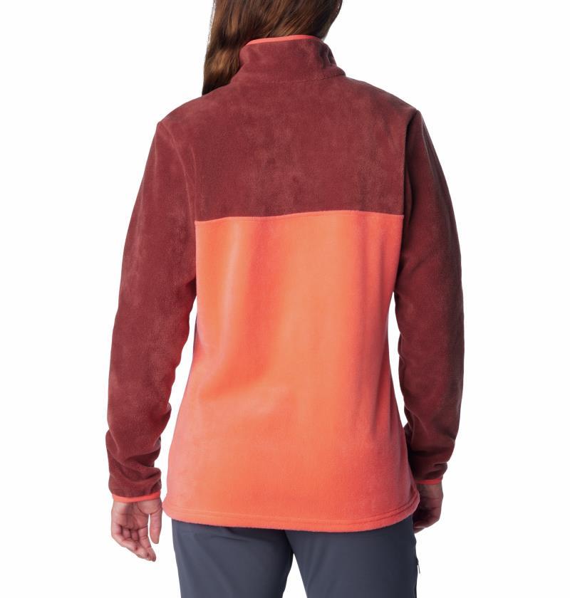 Benton Springs Half Snap Pullover - Womens - Juicy / Spice 2
