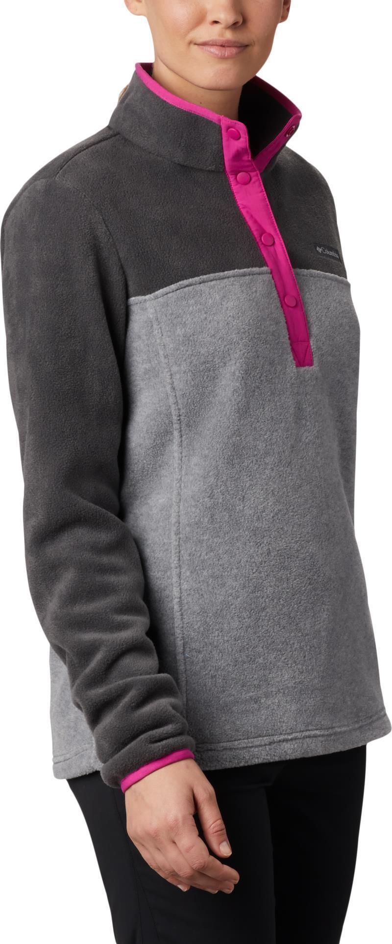 Benton Springs Half Snap Pullover - Womens - Light Grey Heather / Shark 3
