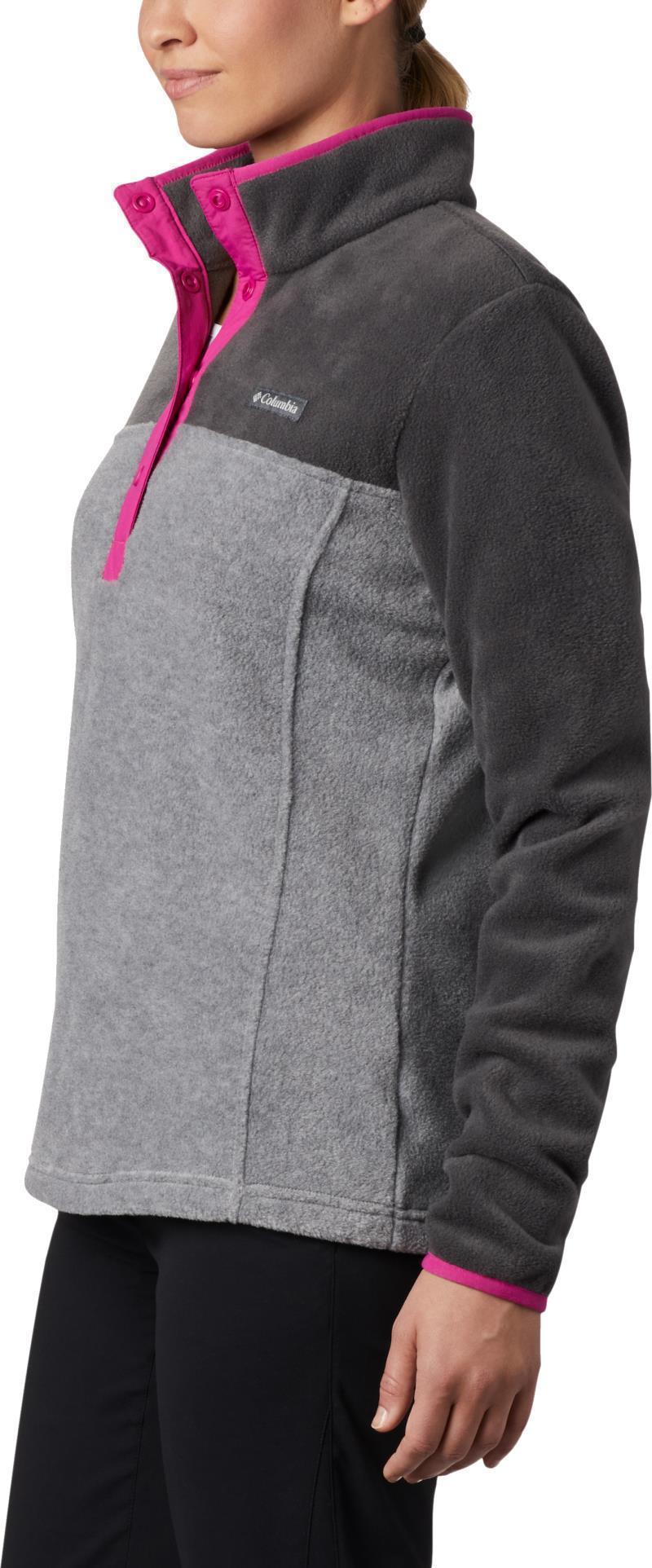 Benton Springs Half Snap Pullover - Womens - Light Grey Heather / Shark 4