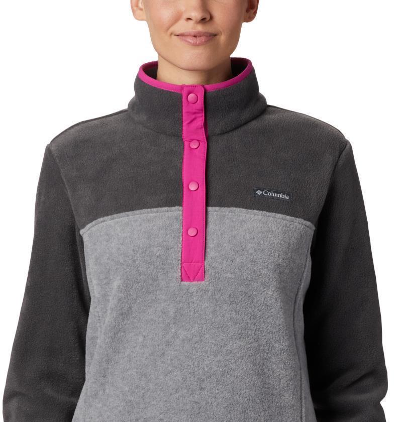 Benton Springs Half Snap Pullover - Womens - Light Grey Heather / Shark 5