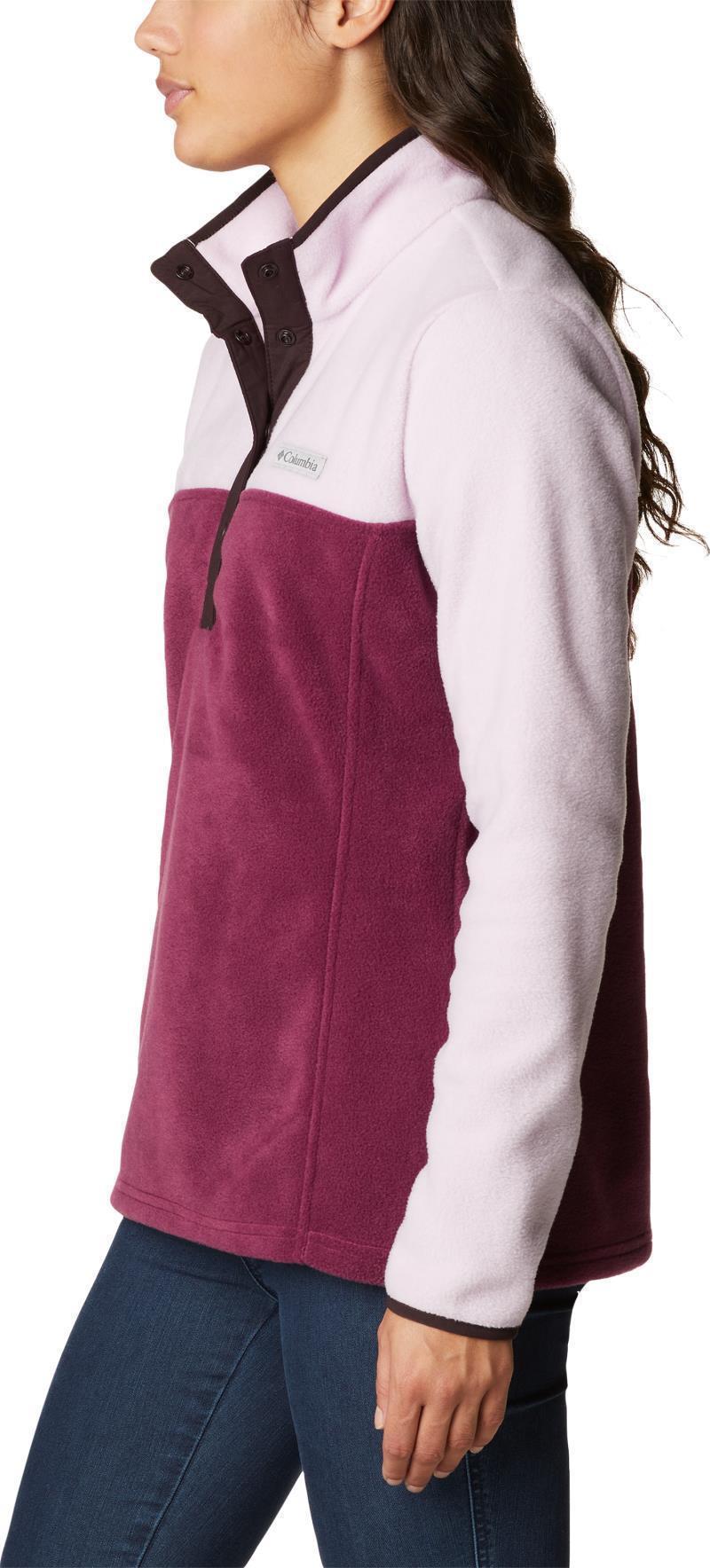 Benton Springs Half Snap Pullover - Womens - Marionberry / Aura 5