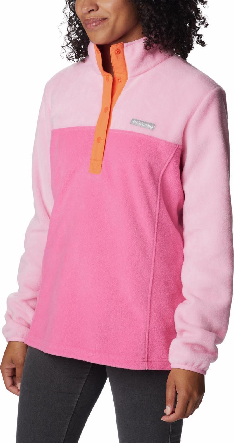 Benton Springs Half Snap Pullover - Womens - Wild Geranium / Wild Rose 3