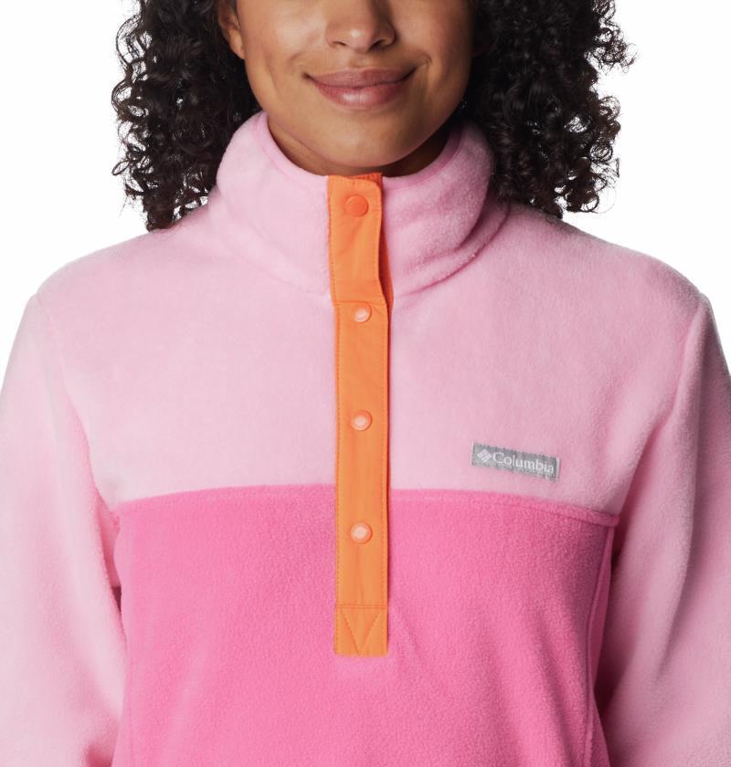 Benton Springs Half Snap Pullover - Womens - Wild Geranium / Wild Rose 4