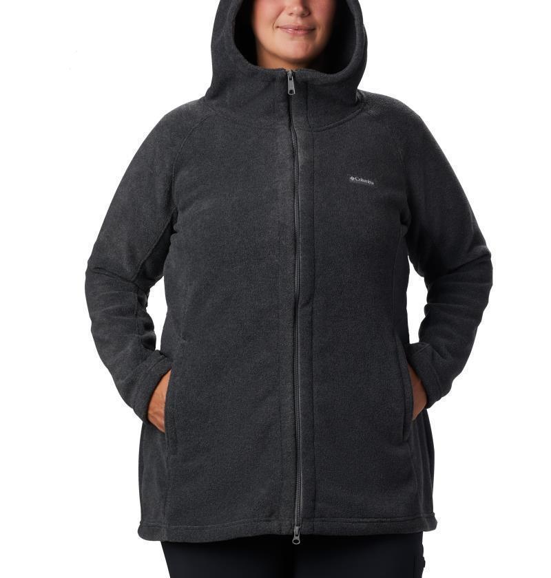 Benton Springs II Long Hoodie, Extended - Womens - Charcoal Heather 2