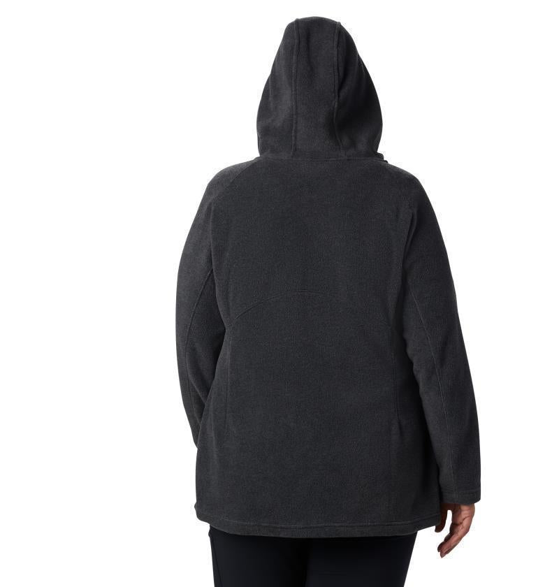 Benton Springs II Long Hoodie, Extended - Womens - Charcoal Heather 3