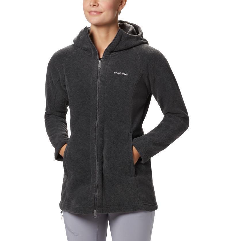 Benton Springs II Long Hoodie - Womens - Charcoal Heather 1