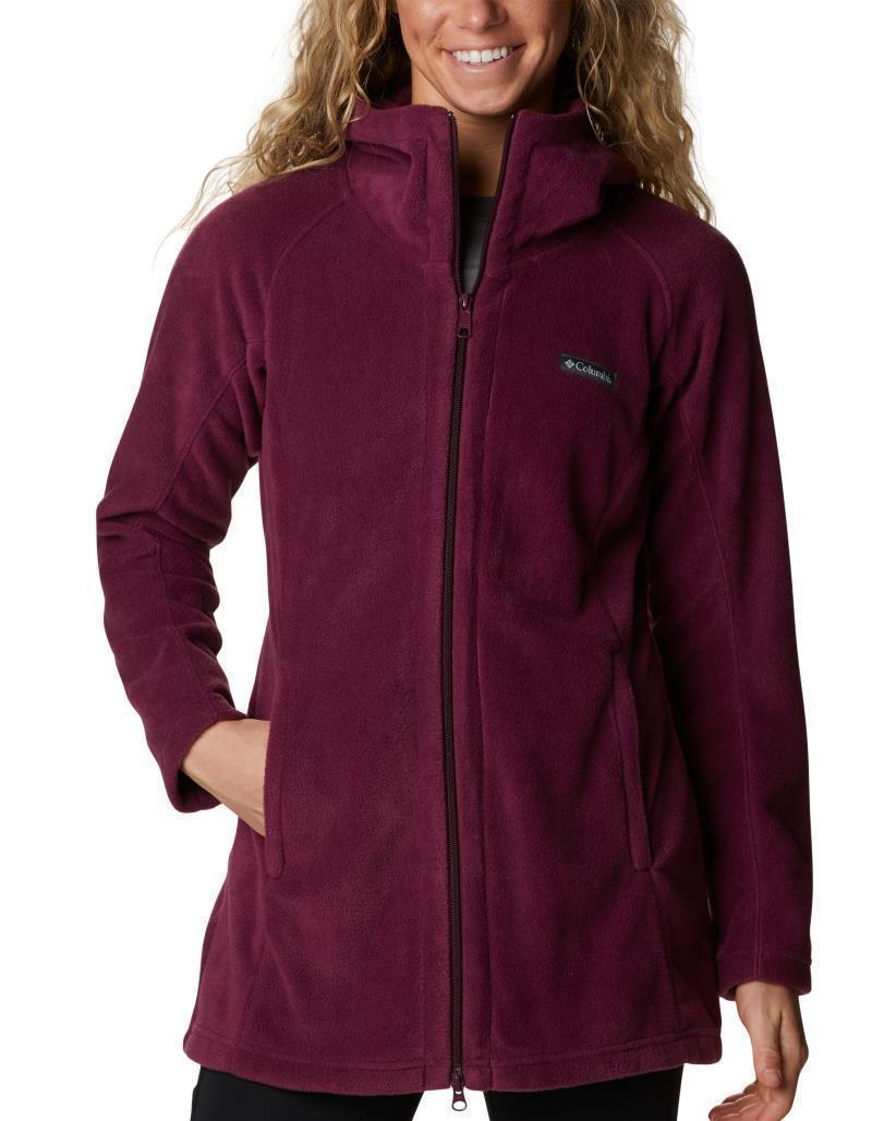 Benton Springs II Long Hoodie - Womens - Marionberry 1