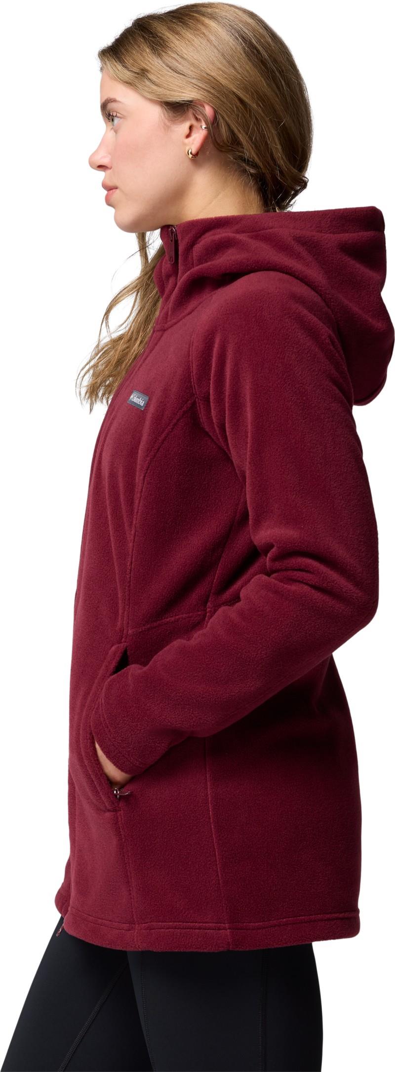 Benton Springs II Long Hoodie - Womens - rich wine 1