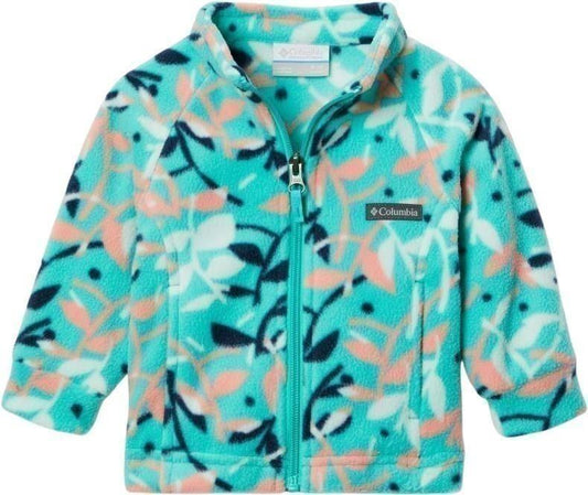 Benton Springs II Printed Fleece - Infant - electric turquoise scrap floral 1