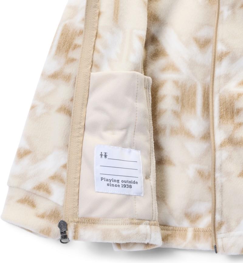 Benton Springs II Printed Fleece - Toddler Girls - ancient fossil sketchup 1