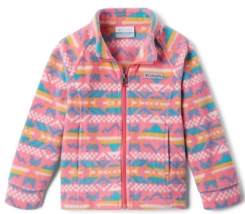 Benton Springs II Printed Fleece - Toddler Girls - camellia rose checkered peaks 1