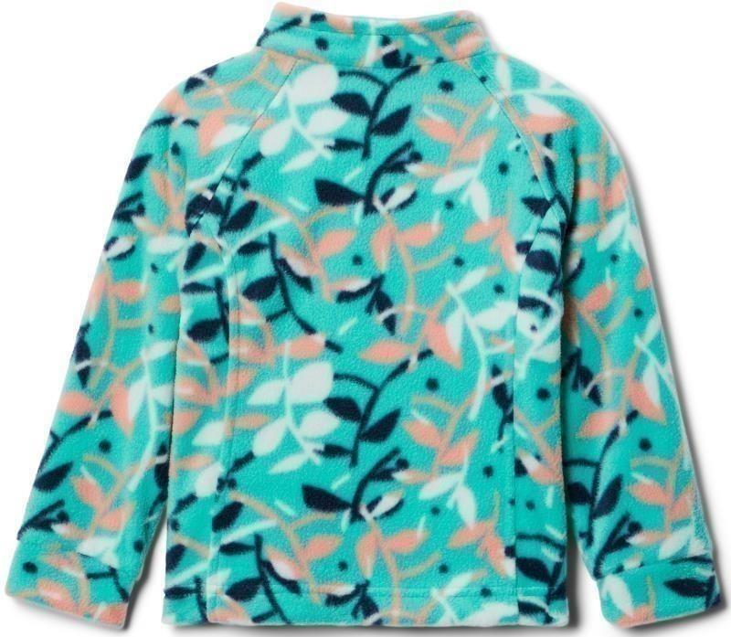 Benton Springs II Printed Fleece - Toddler Girls - electric turquoise scrap floral 1