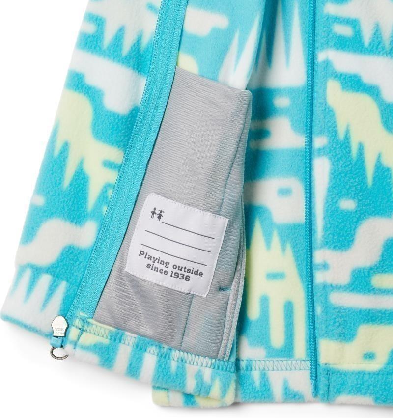 Benton Springs II Printed Fleece - Toddler Girls - geyser highland 1