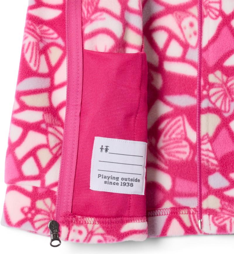 Benton Springs II Printed Fleece - Toddler Girls - guava pink fly high 1