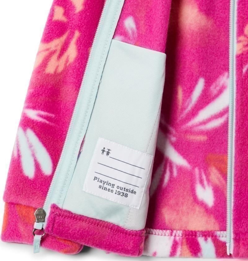 Benton Springs II Printed Fleece - Toddler Girls - wild fuchsia daisy party multi 1