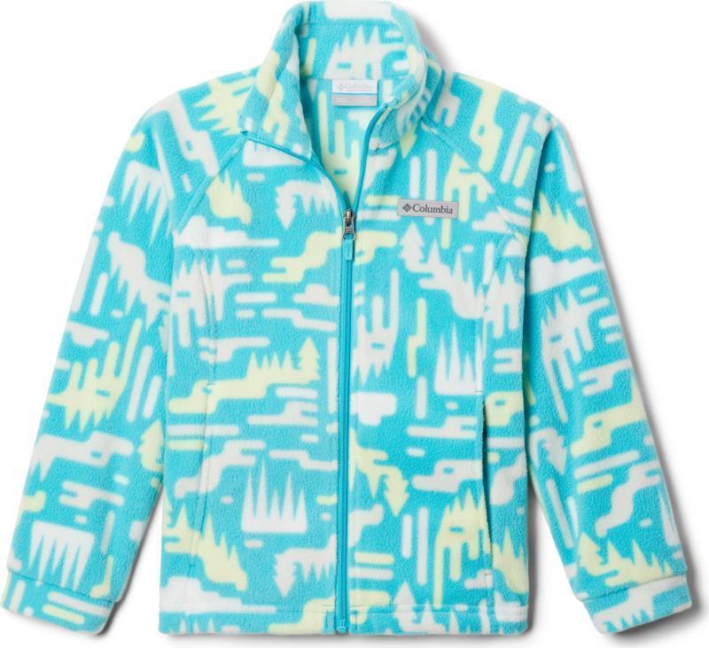 Benton Springs II Printed Fleece - Youth Girls - Geyser Highland 1