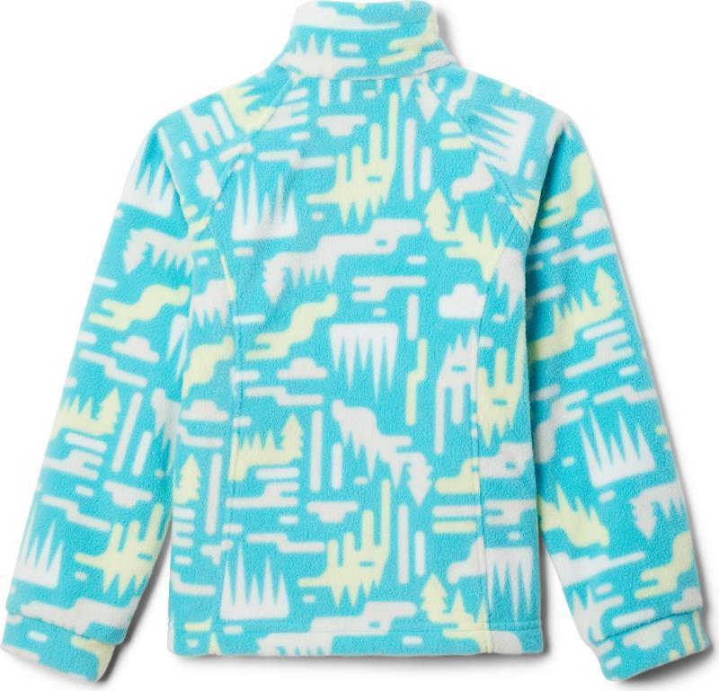 Benton Springs II Printed Fleece - Youth Girls - Geyser Highland 2