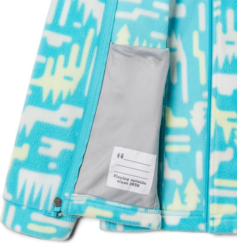 Benton Springs II Printed Fleece - Youth Girls - Geyser Highland 3