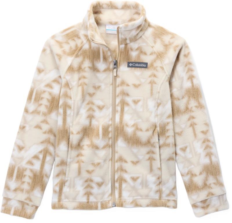 Benton Springs II Printed Fleece - Youth Girls - ancient fossil sketchup 1