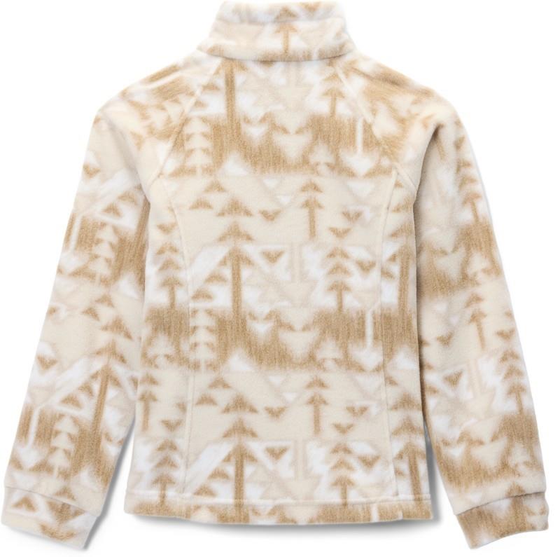 Benton Springs II Printed Fleece - Youth Girls - ancient fossil sketchup 1