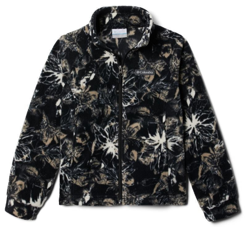 Benton Springs II Printed Fleece - Youth Girls - black aurelian 1