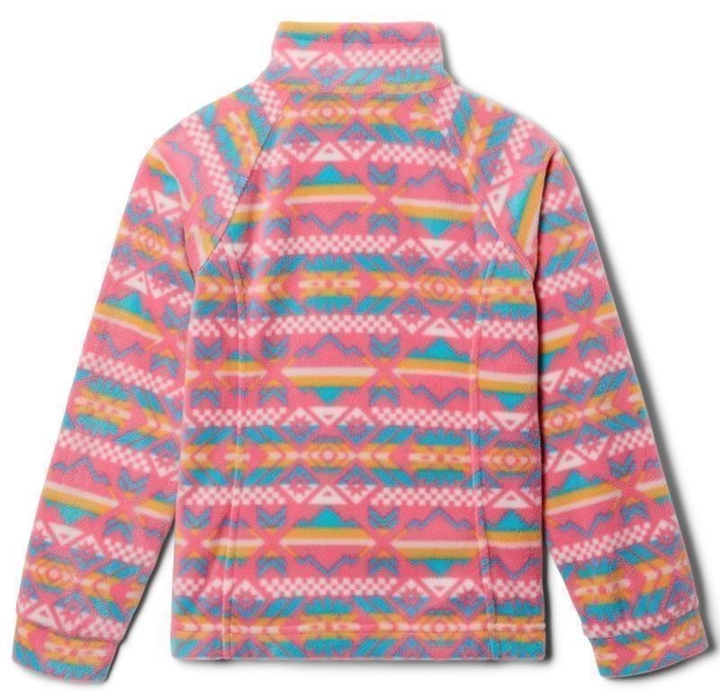 Benton Springs II Printed Fleece - Youth Girls - camellia rose checkered peaks 1