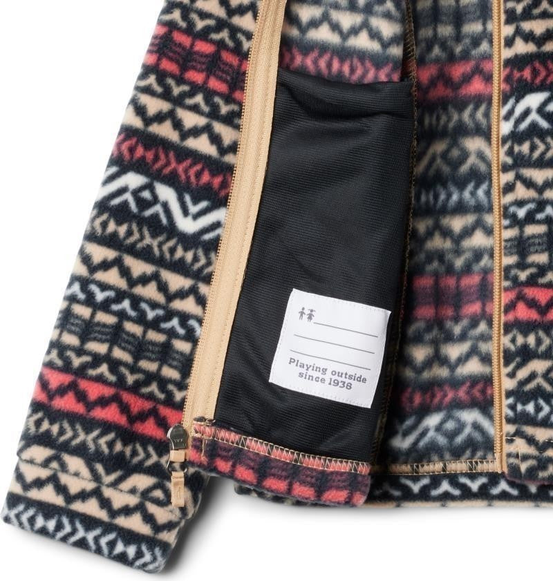 Benton Springs II Printed Fleece - Youth Girls - canoe madras 1