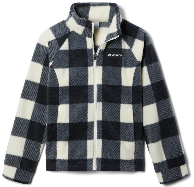 Benton Springs II Printed Fleece - Youth Girls - chalk check 1