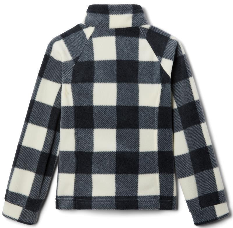 Benton Springs II Printed Fleece - Youth Girls - chalk check 1