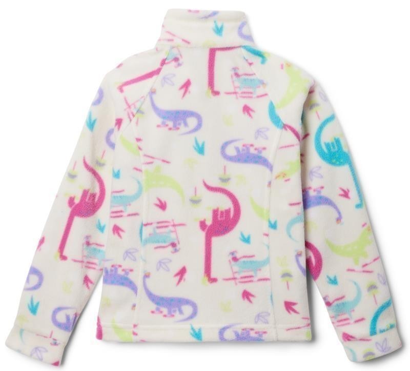 Benton Springs II Printed Fleece - Youth Girls - chalk skisaurus 1
