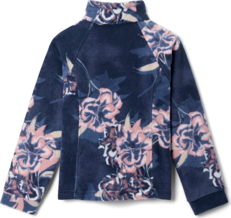 Benton Springs II Printed Fleece - Youth Girls - collegiate navy blossoming 1
